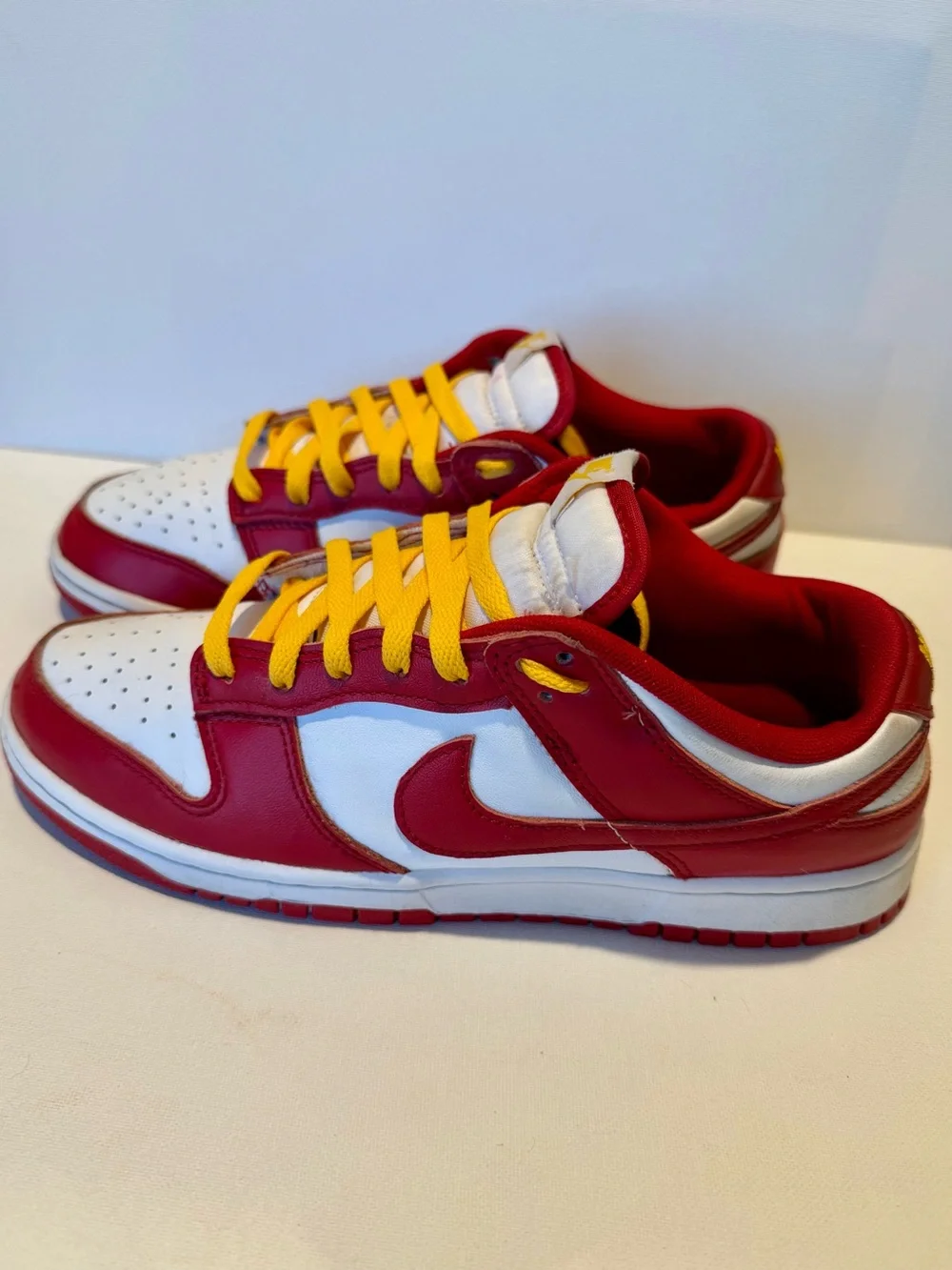 Nike Dunk Low Retro USC Gym Red White Gold - Men’s 9.5 / Women’s 11